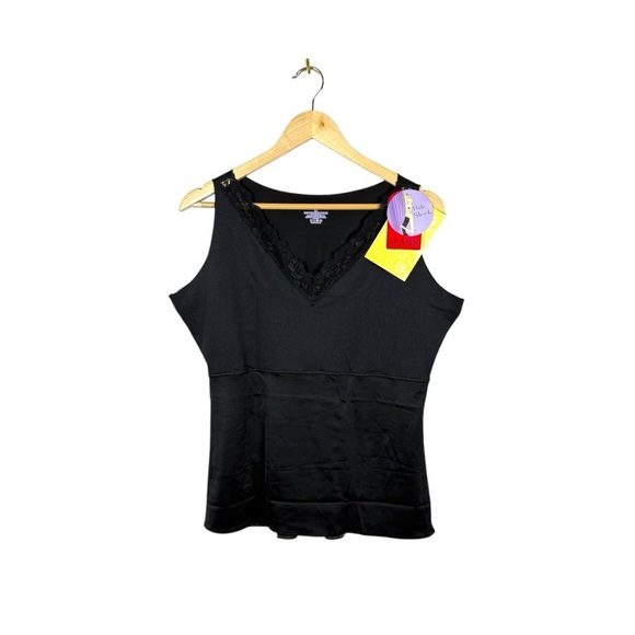 NWT Spanx Women’s Hide & Sleek V-Neck Lace Shapewear Cami Black Size 3X - Picture 3 of 7